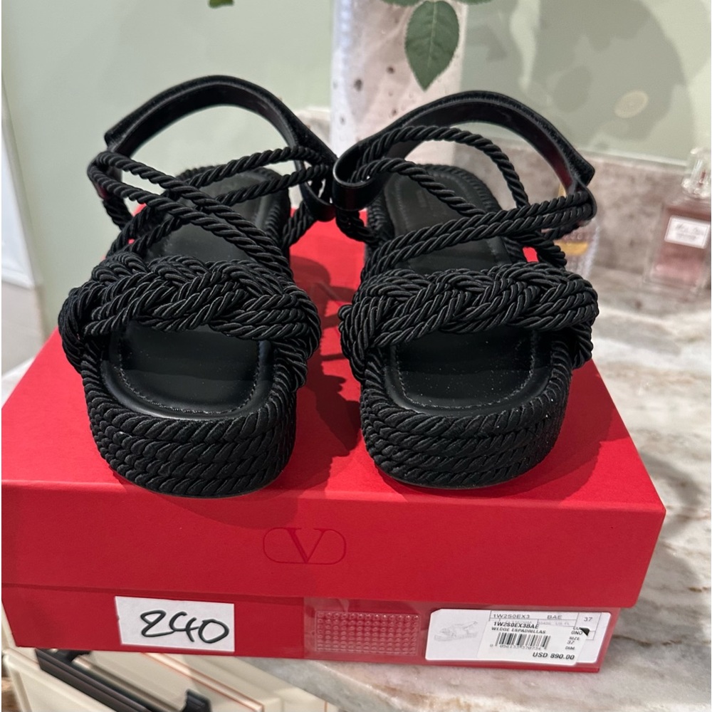 Valentino wedge espadrillas